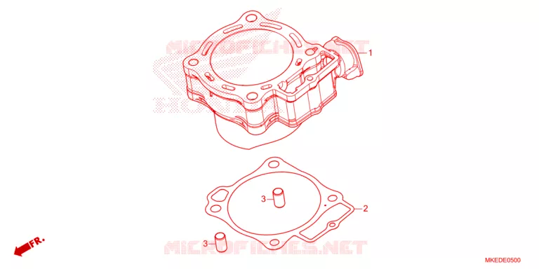CYLINDRE Honda MOTO 450 CRF 2023  CRF450RP