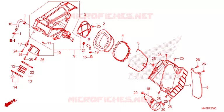 FILTRE A AIR Honda MOTO 450 CRF 2023  CRF450RP