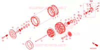 EMBRAYAGE pour Honda CRF 450 R 50TH 2023