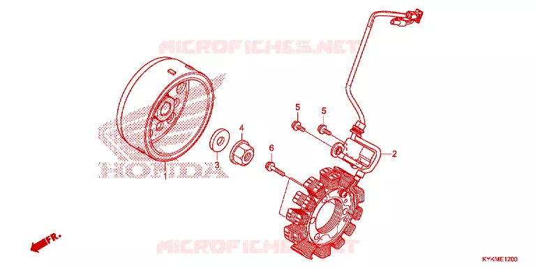 ALTERNATEUR Honda MOTO 110 CRF 2023  CRF110FN