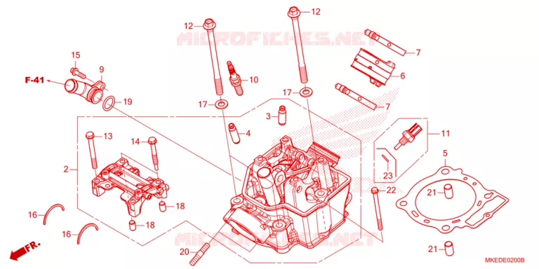 CULASSE Honda MOTO 450 CRF 2023  CRF450RP