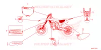 AUTOCOLLANTS pour Honda CRF 450 RWE 2023