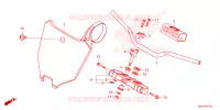 GUIDON   TE DE FOURCHE pour Honda CRF 450 RWE 2023