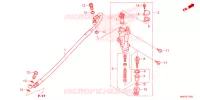 MAITRE CYLINDRE DE FREIN ARRIERE pour Honda CRF 450 RWE 2023