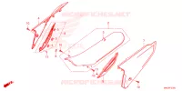 SELLE   CARENAGE pour Honda CRF 450 RWE 2023