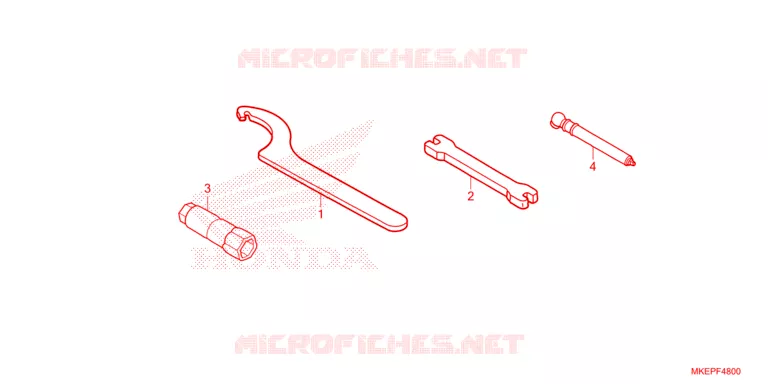 OUTIL Honda MOTO 450 CRF 2023  CRF450RWEP