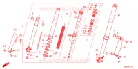 FOURCHE pour Honda CRF 450 RX ENDURO 2022
