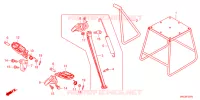 REPOSE PIED   BEQUILLE pour Honda CRF 450 RX ENDURO 2022