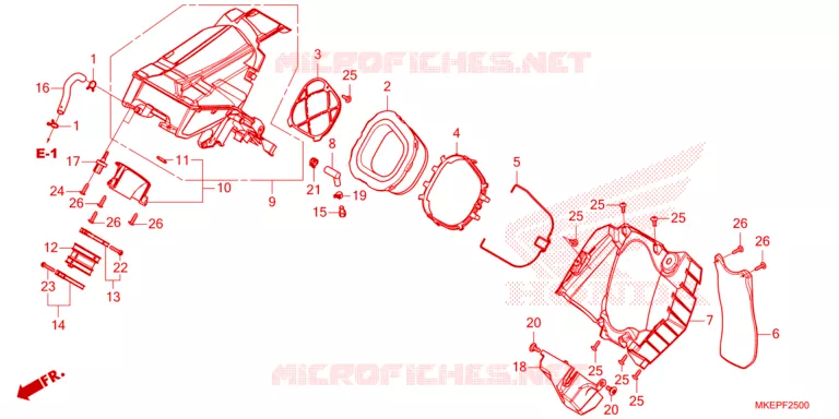 FILTRE A AIR Honda MOTO 450 CRF 2023  CRF450RXP