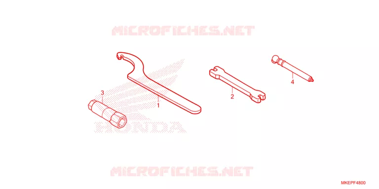 OUTIL Honda MOTO 450 CRF 2023  CRF450RXP