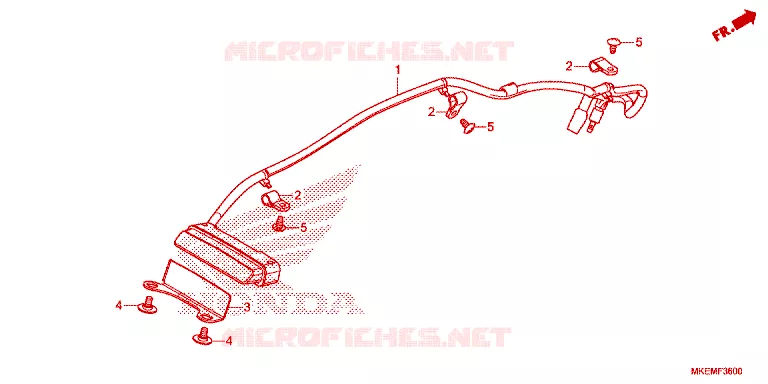 FEU ARRIERE Honda MOTO 450 CRF 2023  CRF450XP