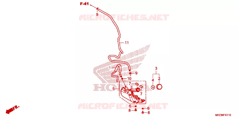 VASE D'EXPANSION Honda MOTO 450 CRF 2023  CRF450XP