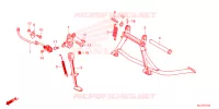 BEQUILLE pour Honda GL 1800 GOLD WING DCT 2023