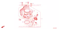 CORPS DE PAPILLON pour Honda GL 1800 GOLD WING TOUR DCT, NAVI, AIRBAG -GS- 2023