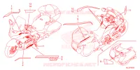 AUTOCOLLANTS pour Honda GL 1800 GOLD WING TOUR DCT, NAVI, AIRBAG 2023