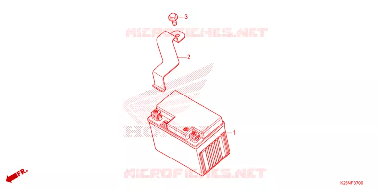 BATTERIE Honda MOTO 125 GROM 2023  MSX125AP