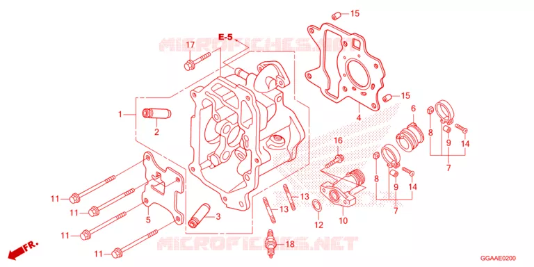 CULASSE Honda SCOOTER 50 RUCKUS 2023  NPS50P