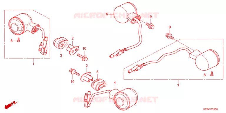 CLIGNOTANT Honda MOTO 125 DAX 2022  ST125AP