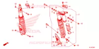 AMORTISSEUR ARRIERE pour Honda TALON 1000 X4 SPECIAL EDITION 2021