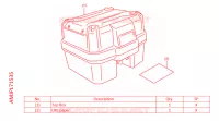 TOP CASE 38L pour Honda AFRICA TWIN 1100 DCT ADVENTURE SPORT 2022