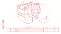 TOP CASE 38L pour Honda AFRICA TWIN 1100 DCT ADVENTURE SPORT 2022