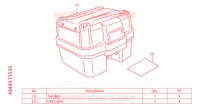 TOP CASE 38L pour Honda AFRICA TWIN 1100 DCT ADVENTURE SPORT 2022