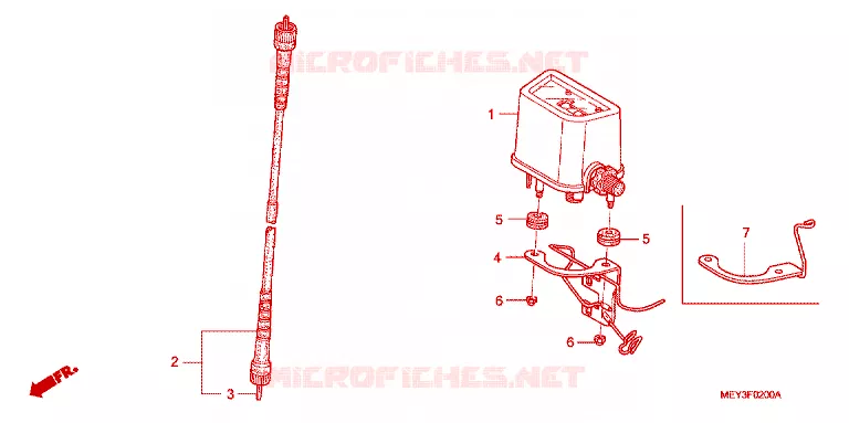 COMPTEUR Honda MOTO 450 CRF 2010  CRF450X9