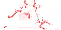 PEDALE pour Honda AFRICA TWIN 1000 ABS 2016