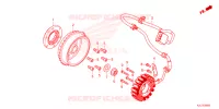 ALTERNATEUR pour Honda ADV 350 HSVCS SANS TOP CASE 2023