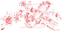 CADRE pour Honda ADV 350 HSVCS SANS TOP CASE 2023