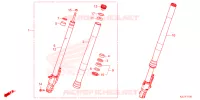 FOURCHE pour Honda ADV 350 HSVCS SANS TOP CASE 2023