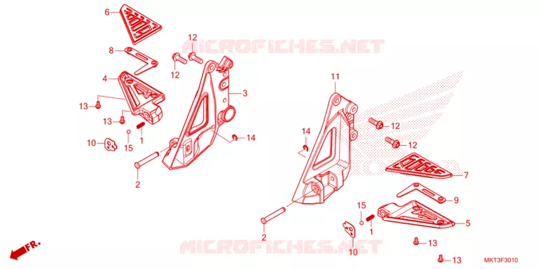 REPOSE PIED Honda MOTO 750 ADV 2023  ADV750P