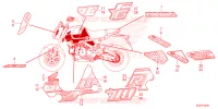 AUTOCOLLANTS pour Honda REBEL 1100 TOURING 2023