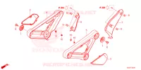 COUVERCLES LATERAUX pour Honda REBEL 1100 TOURING 2023