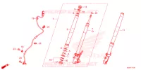FOURCHE pour Honda REBEL 1100 TOURING 2023