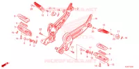 REPOSE PIED pour Honda REBEL 1100 TOURING 2023