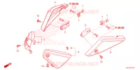 COUVERCLE LATERAL DE FILTRE A AIR pour Honda REBEL 1100 2023