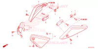 COUVERCLE LATERAL DE FILTRE A AIR pour Honda REBEL 1100 DCT 2023