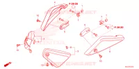 COUVERCLE LATERAL DE FILTRE A AIR pour Honda REBEL 1100 DCT 2023