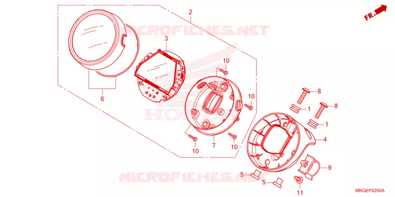COMPTEUR Honda MOTO 500 REBEL 2023  CMX500AP_PH