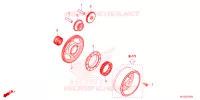 ROUE LIBRE DE DEMARREUR pour Honda AFRICA TWIN 1100 ADVENTURE 2023