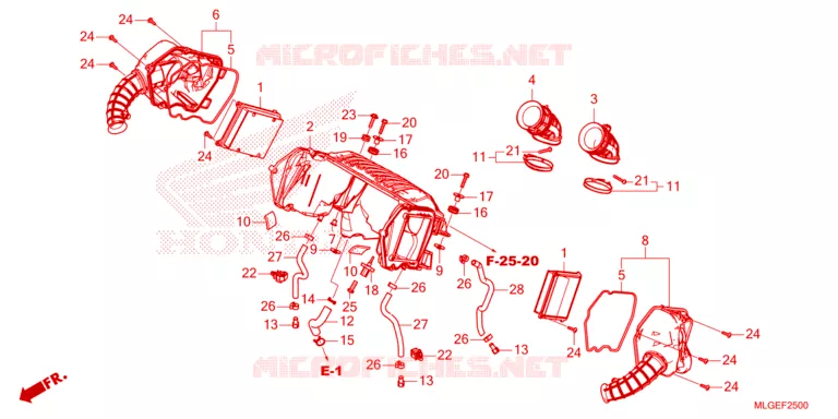 FILTRE A AIR Honda MOTO 1100 AFRICA-TWIN 2023  CRF1100A2P