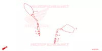 RETROVISEUR pour Honda AFRICA TWIN 1100 DCT ADVENTURE SPORT LOWER 2023