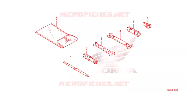 OUTIL Honda MOTO 125 MSX 2023  MSX125AP