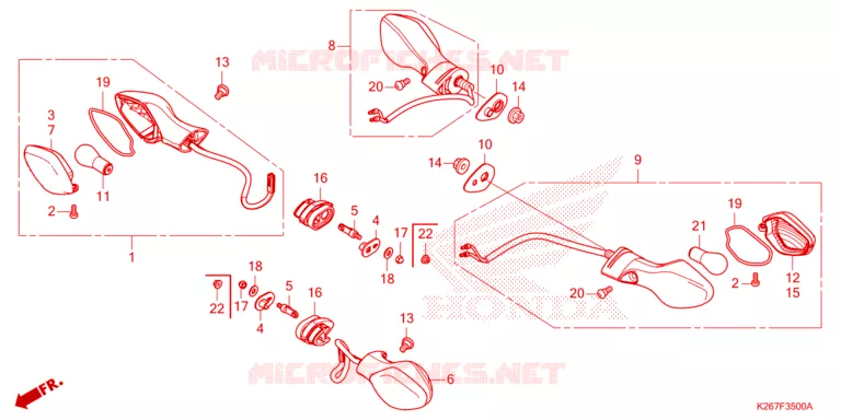 CLIGNOTANT Honda MOTO 125 MSX 2023  MSX125AP