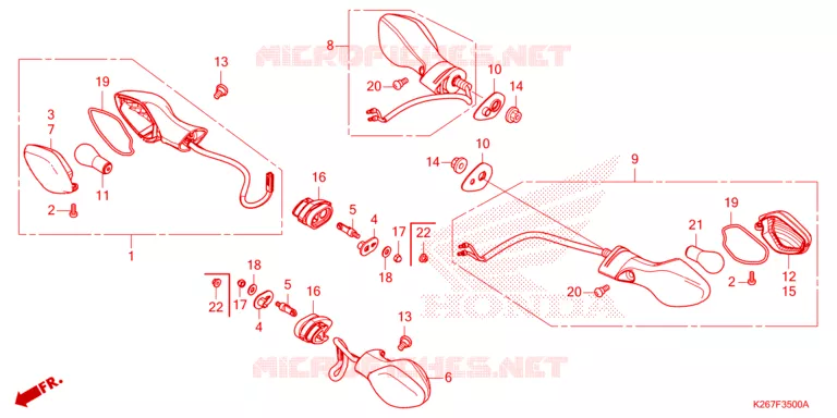 CLIGNOTANT Honda MOTO 125 GROM 2023  MSX125P