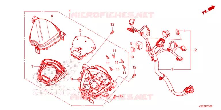 COMPTEUR Honda SCOOTER 110 DIO 2023  NSC110P