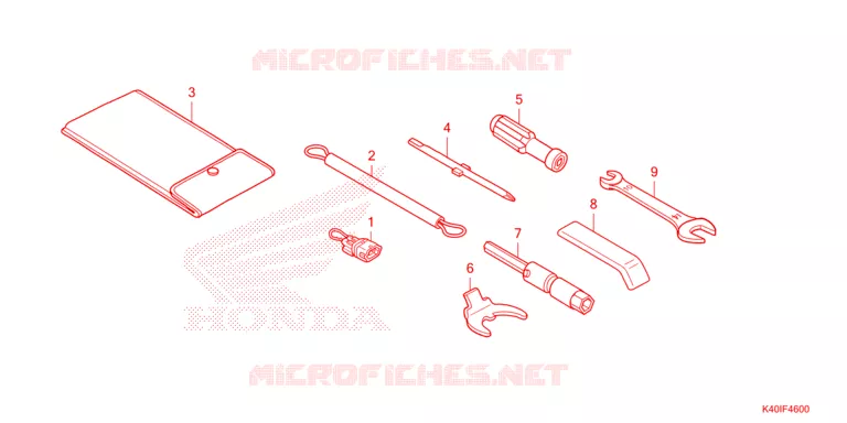 OUTIL Honda SCOOTER 125 FORZA 2023  NSS125ADP