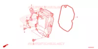 COUVRE CULASSE pour Honda FORZA 125 TOP BOX 2023