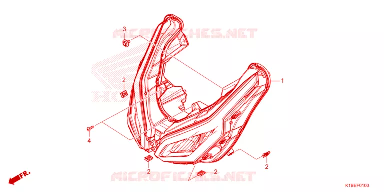 PHARE Honda SCOOTER 350 FORZA 2023  NSS350AP